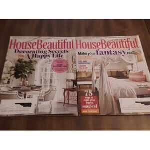 House Beautiful Magazine, December/January, And April 2015